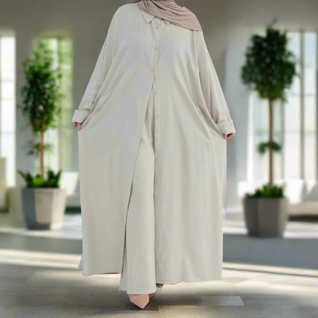 Abaya Zahra Al-Aseel (عباءة زهرة الأصيل) - Noor & Grace
