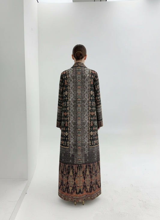 Al Noor Pleated Abaya Multi – 2025 Dubai Edition (عباءة النور بليت – إصدار دبي 2025) - Noor & Grace