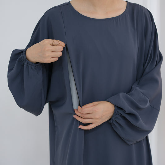 Rafeeqah Nursing Abaya (عباية رفيقة للرضاعة) - Noor & Grace