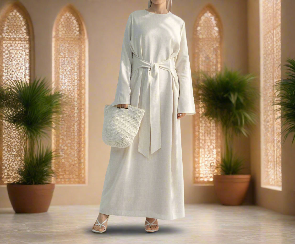 Zahra Elegance Abaya (عباية زهراء الأنيقة) - Noor & Grace
