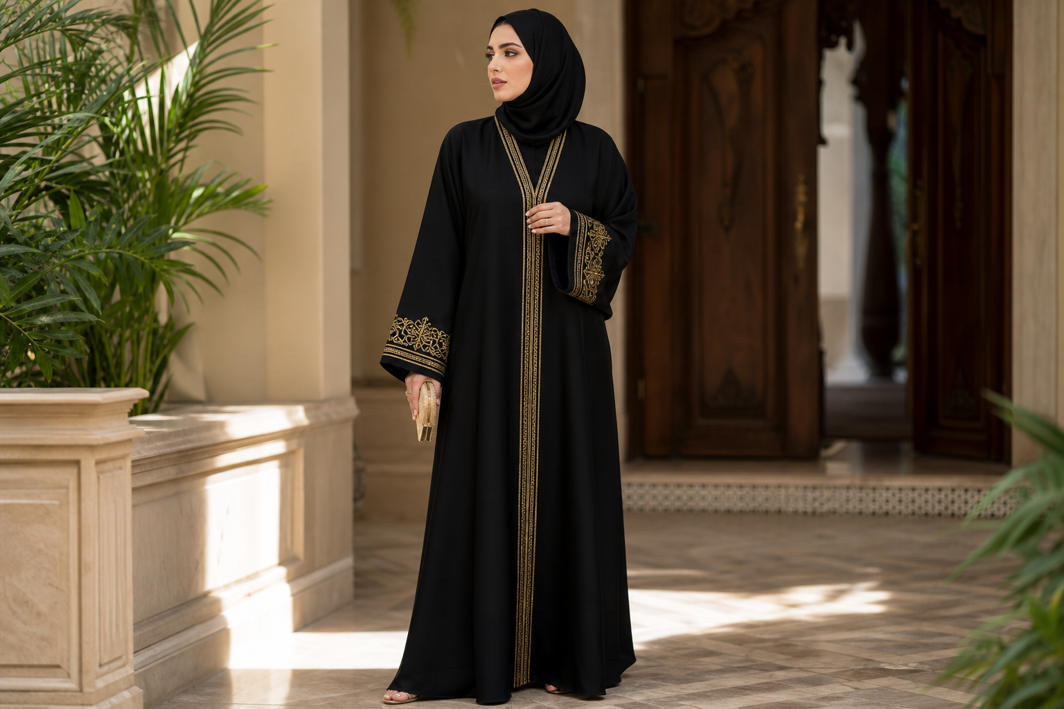 Eid Elegance: Styling the Abaya Malak Al-Eid