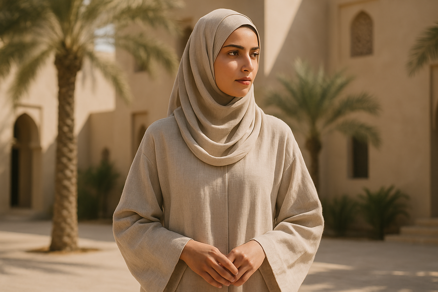 Linen Modest Wear: Breathable Elegance for UAE Climate