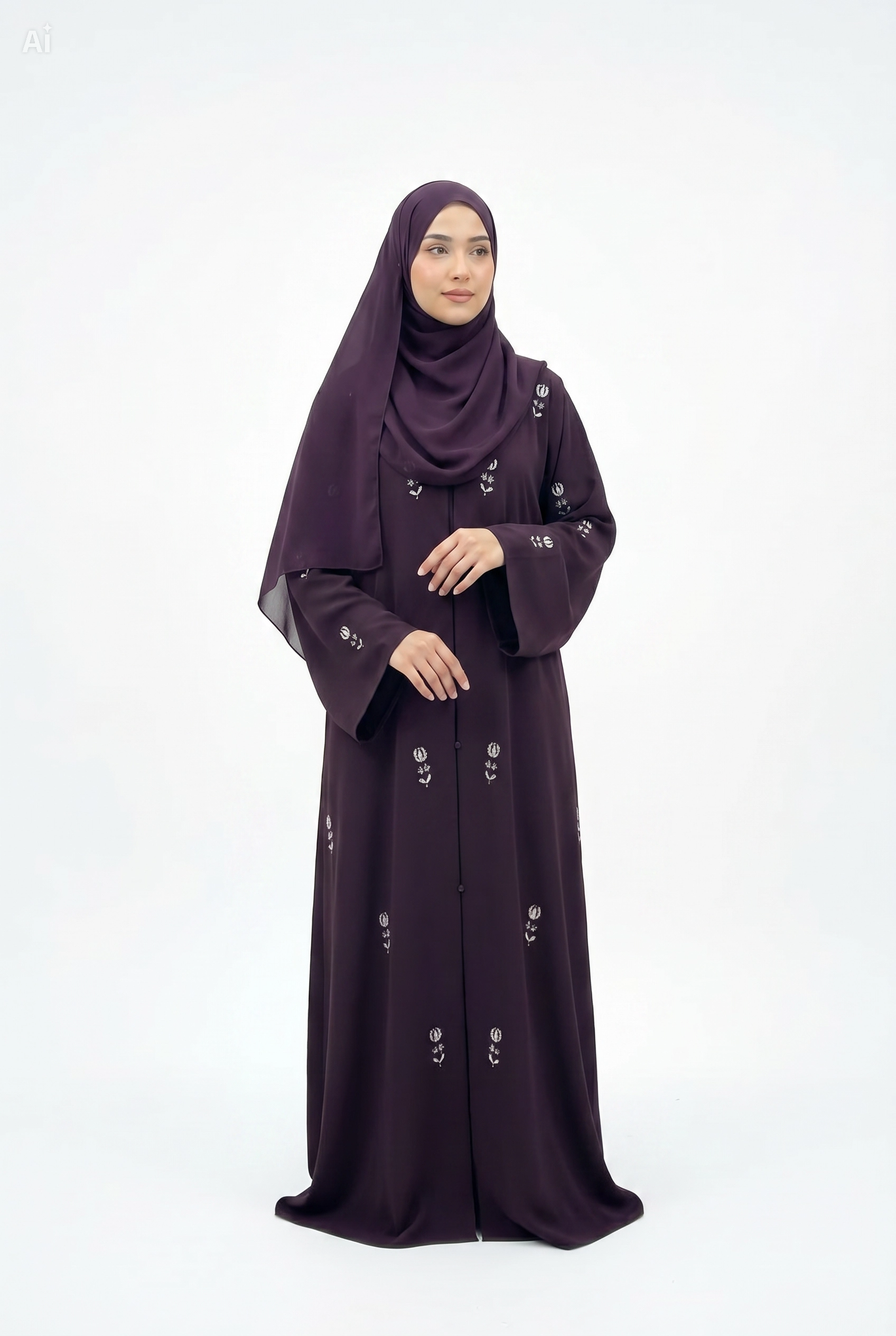 Layl Al Banafsj Nida Abaya