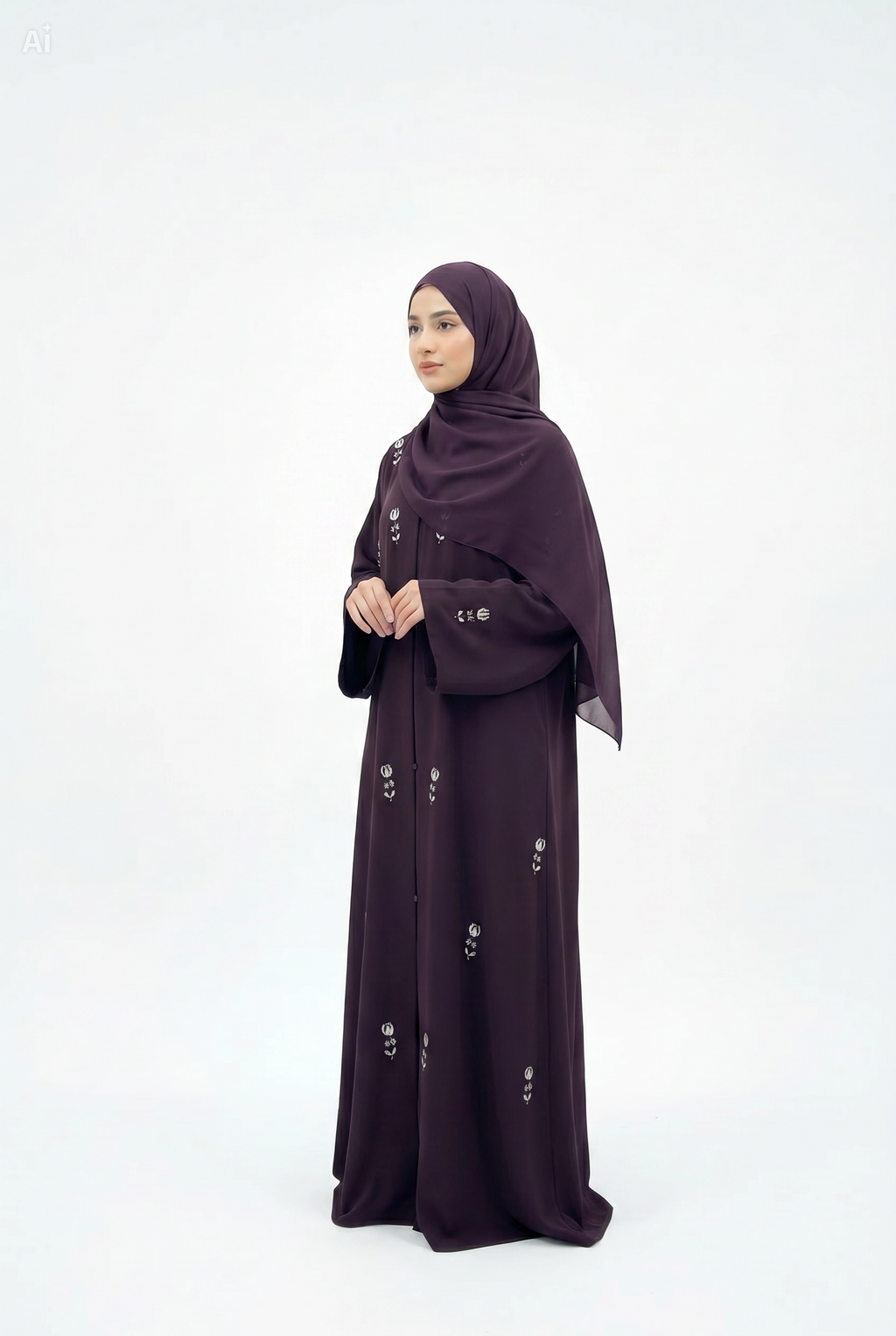 Layl Al Banafsj Nida Abaya
