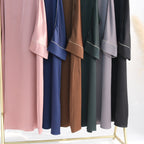 Abaya Al-Satin Al-Fakhira (عباءة الساتان الفاخرة) - Noor & Grace
