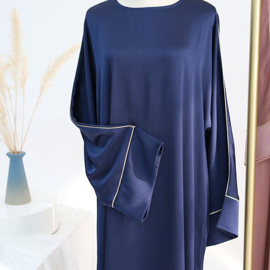 Abaya Al-Satin Al-Fakhira (عباءة الساتان الفاخرة) - Noor & Grace