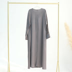 Abaya Al-Satin Al-Fakhira (عباءة الساتان الفاخرة) - Noor & Grace