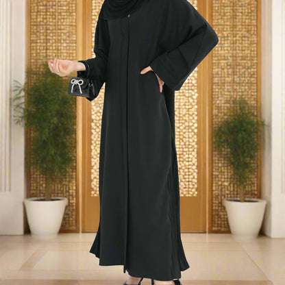 Abaya Al-Tayyat Al-Aneeqa (عباءة الطيات الأنيقة) - Noor & Grace