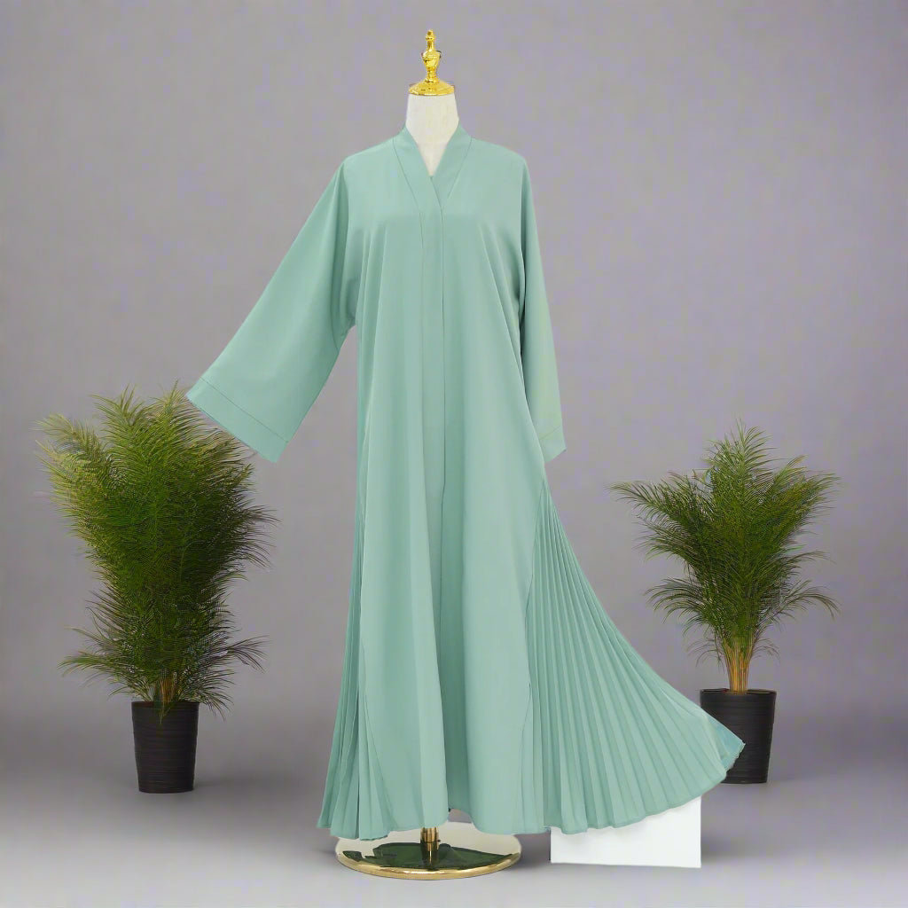 Abaya Al-Tayyat Al-Aneeqa (عباءة الطيات الأنيقة) - Noor & Grace