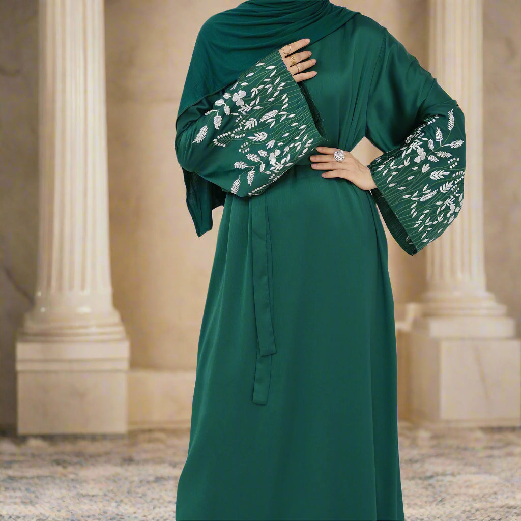 Abaya Layali Al-Satin (عباية ليالي الساتان) - Noor & Grace