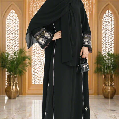 Abaya Malak Al-Tatreez (عباية ملك التطريز) - Noor & Grace