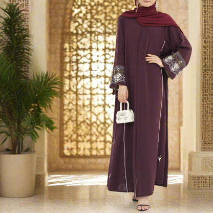 Abaya Malak Al-Tatreez (عباية ملك التطريز) - Noor & Grace