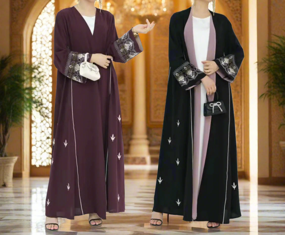 Abaya Malak Al-Tatreez (عباية ملك التطريز) - Noor & Grace