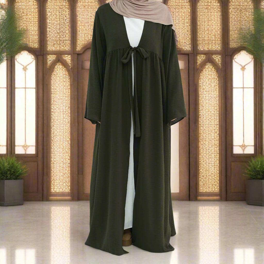 Abaya Oqdah Al-Jamal (عباءة عقدة الجمال) - Noor & Grace