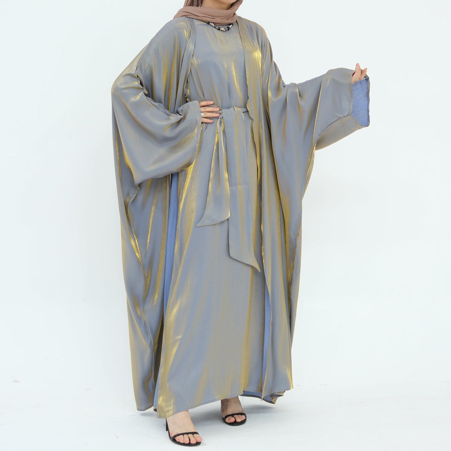 Al Huda Shimmery Abaya - Noor & Grace