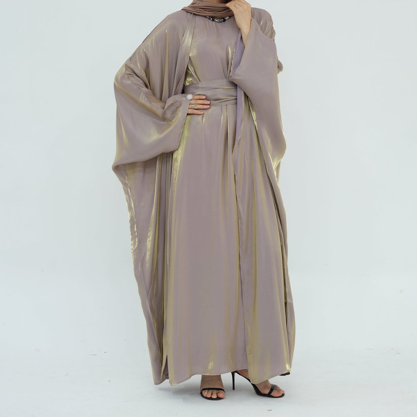 Al Huda Shimmery Abaya - Noor & Grace