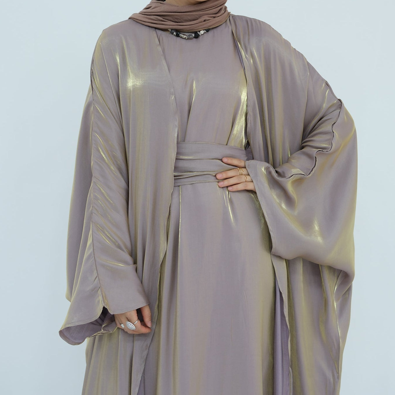 Al Huda Shimmery Abaya - Noor & Grace