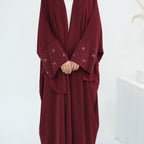 Al Layali Embroidered Abaya - Noor & Grace