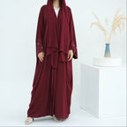 Al Layali Embroidered Abaya - Noor & Grace