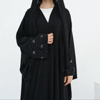 Al Layali Embroidered Abaya - Noor & Grace
