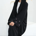 Al Layali Embroidered Abaya - Noor & Grace