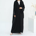 Al Layali Embroidered Abaya - Noor & Grace