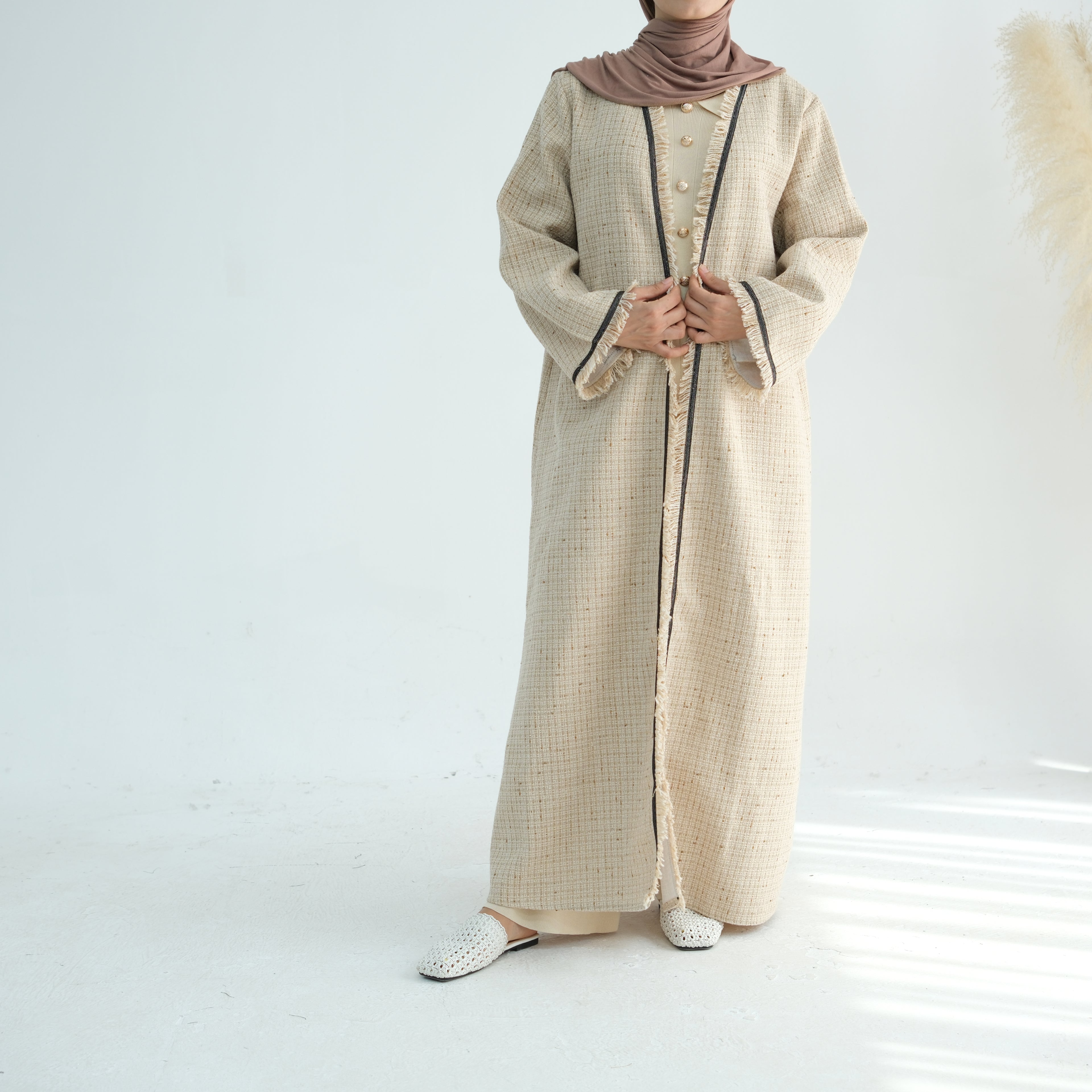Al Layali Luxe Winter Abaya - Noor & Grace