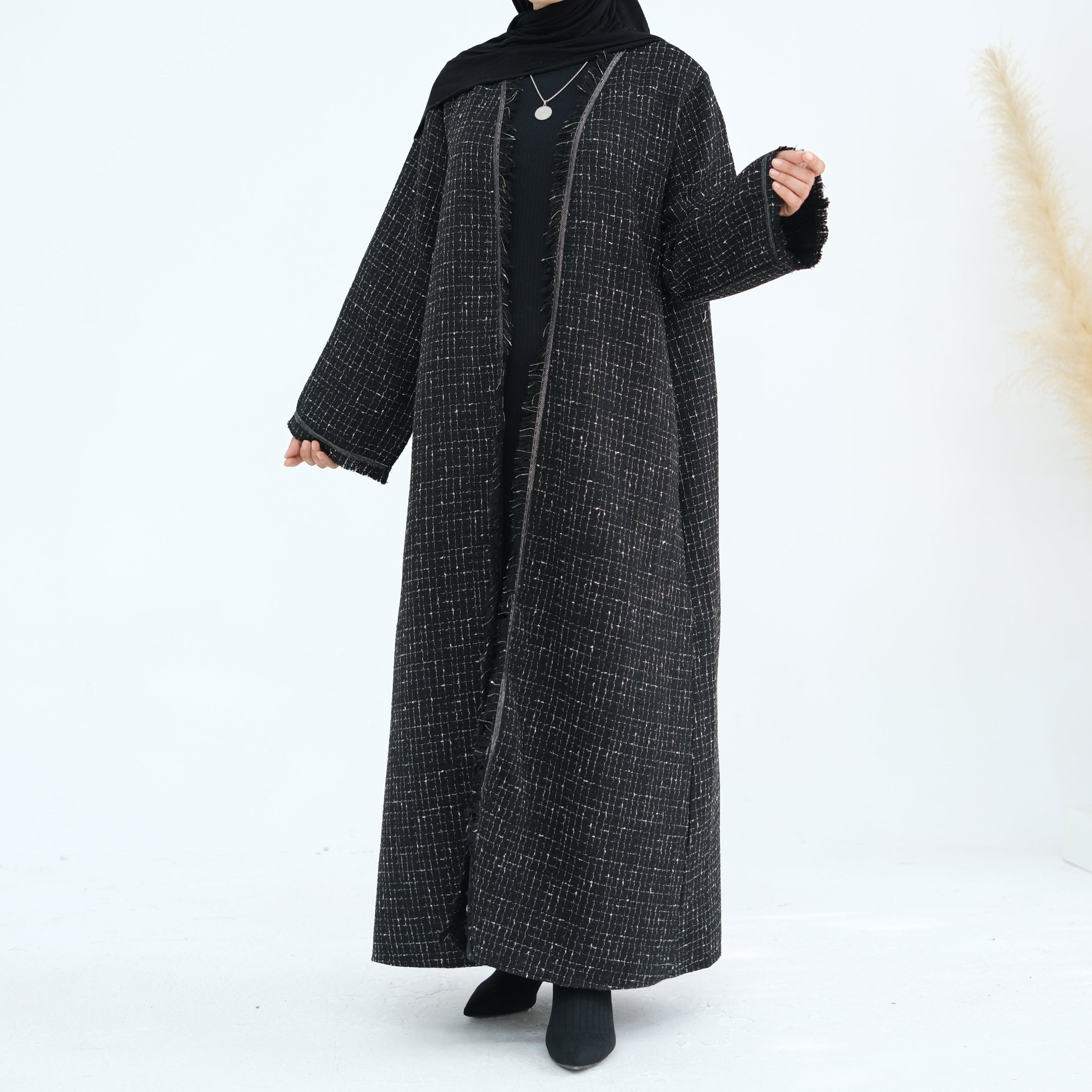 Al Layali Luxe Winter Abaya - Noor & Grace