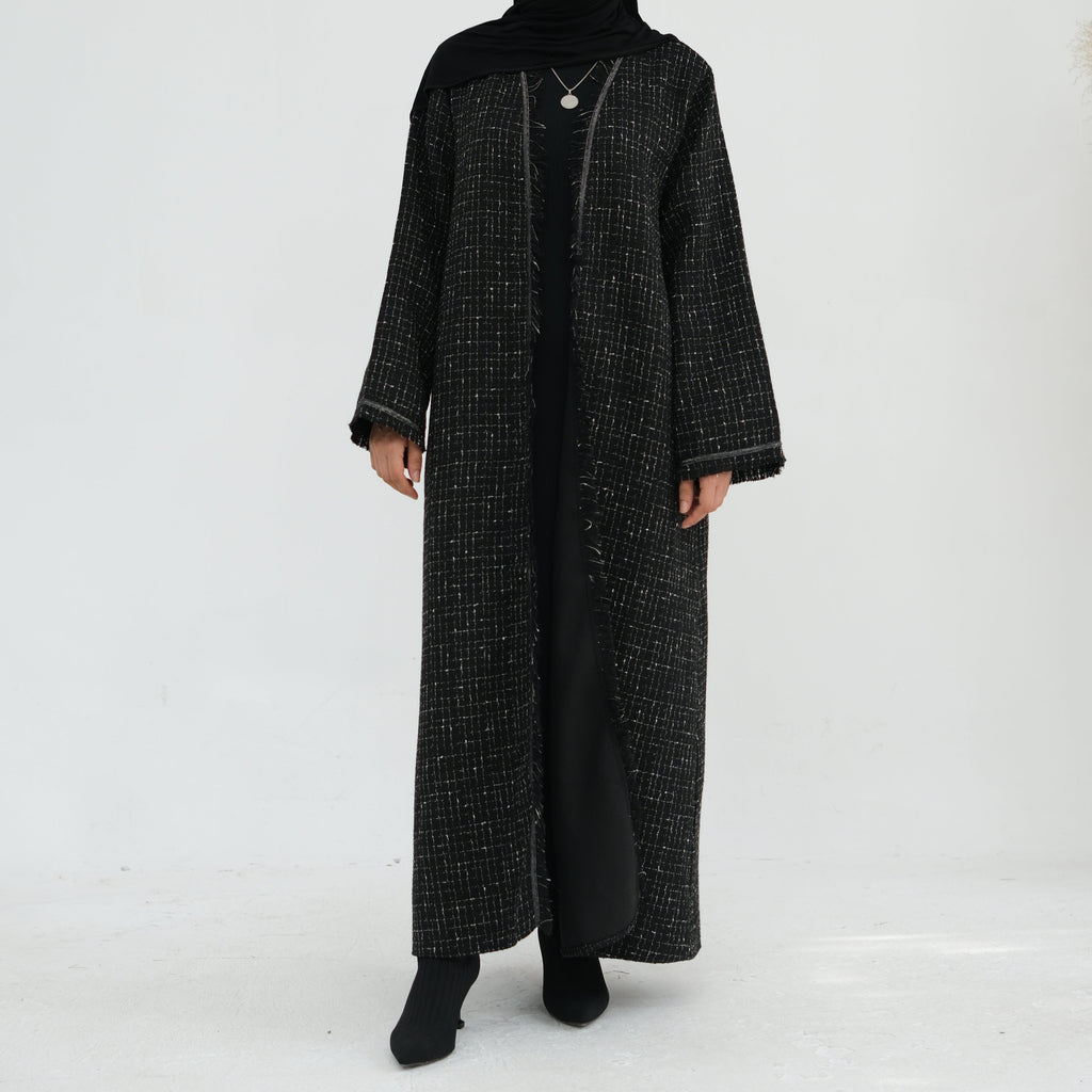 Al Layali Luxe Winter Abaya - Noor & Grace