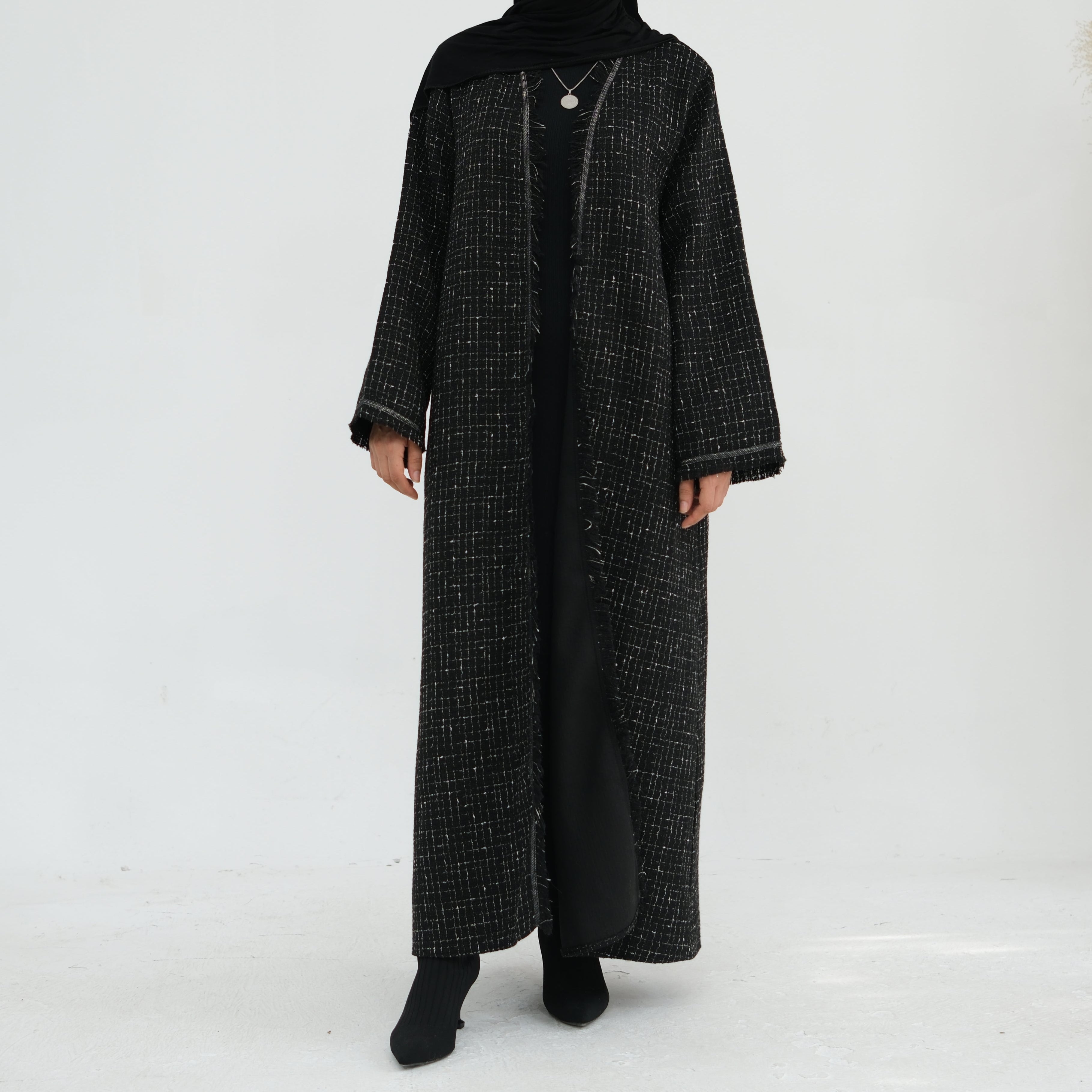 Al Layali Luxe Winter Abaya - Noor & Grace