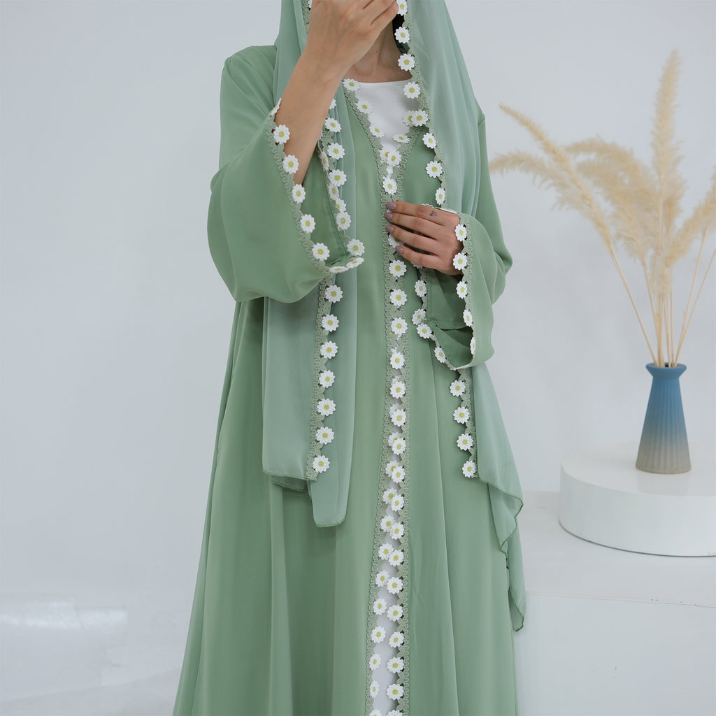 AlZahraLuxuryEmbroideredAbaya_Green1