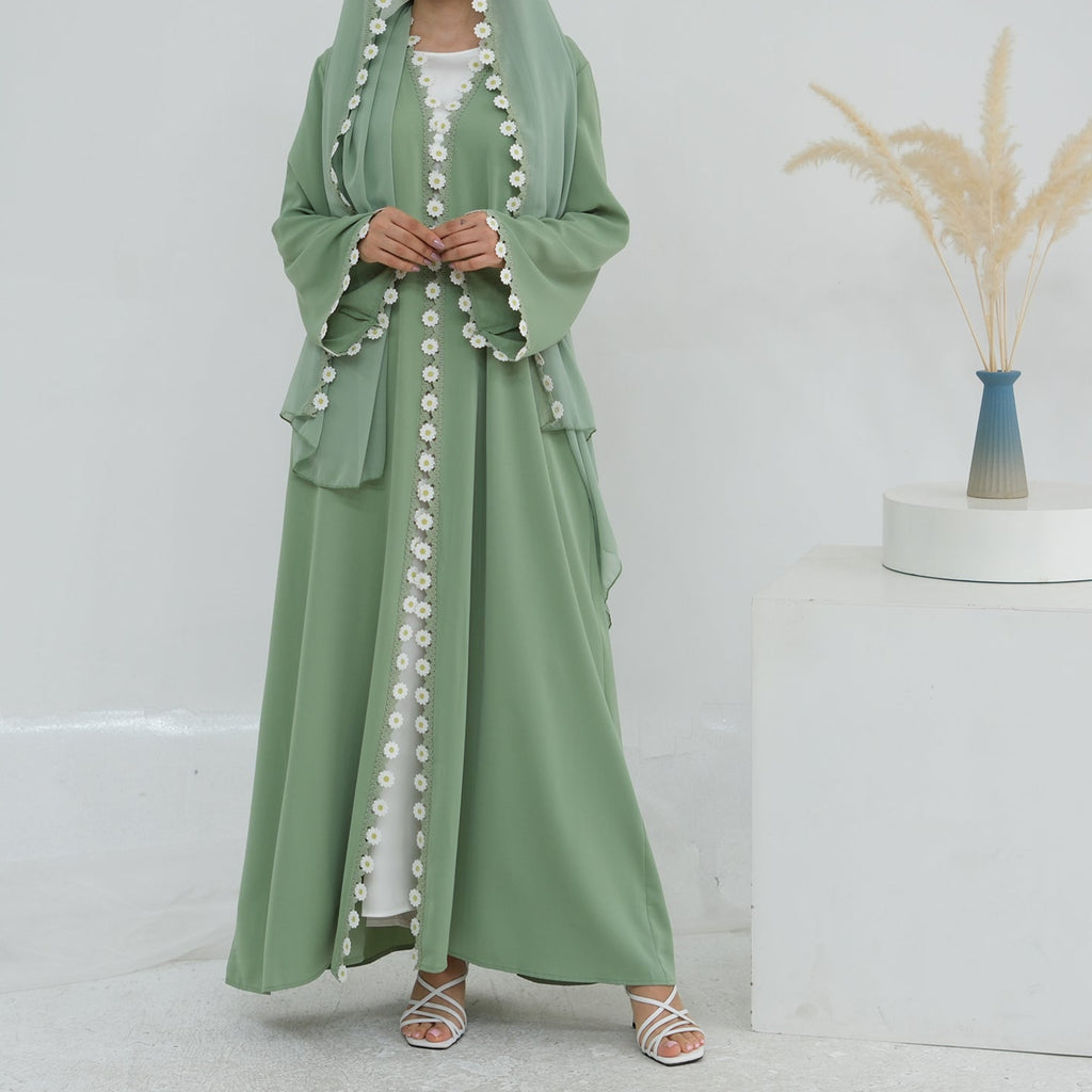 AlZahraLuxuryEmbroideredAbaya_Green2