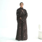 Amara Nida Embroidered Abaya - Noor & Grace