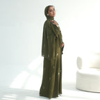 Amara Nida Embroidered Abaya - Noor & Grace