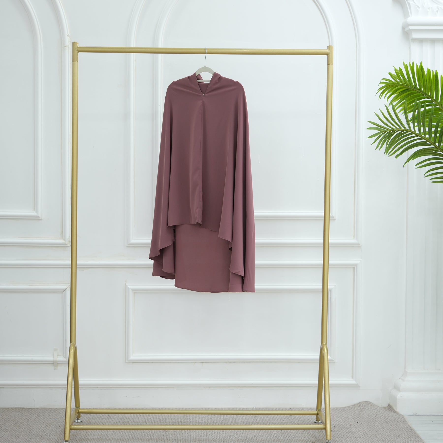 Dusty Pink Nida Khimar