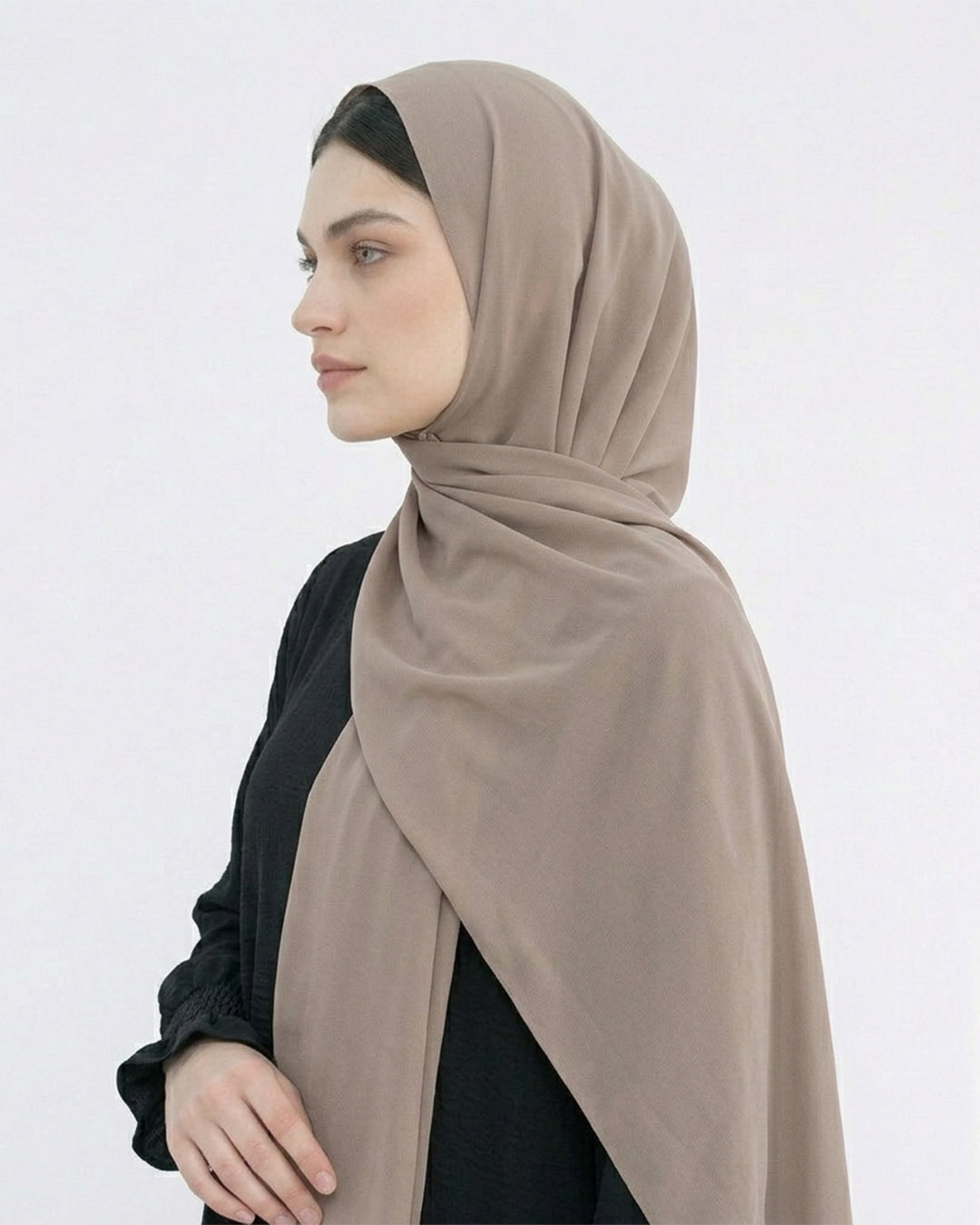 Modest Elastic Sleeve Abaya
