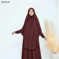 Coffee Crepe Khimar