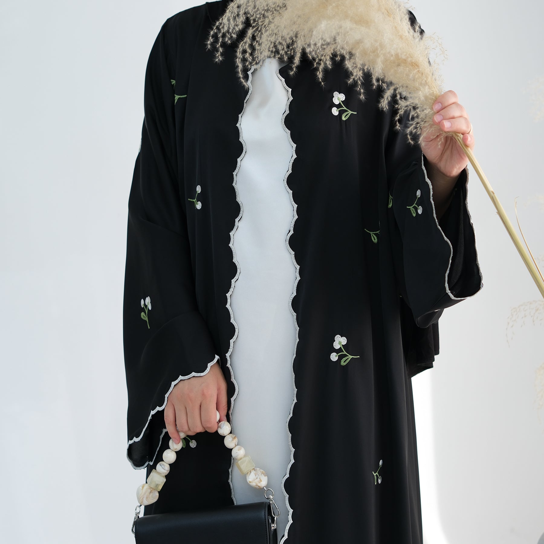 Nida Flower Embroidered Abaya