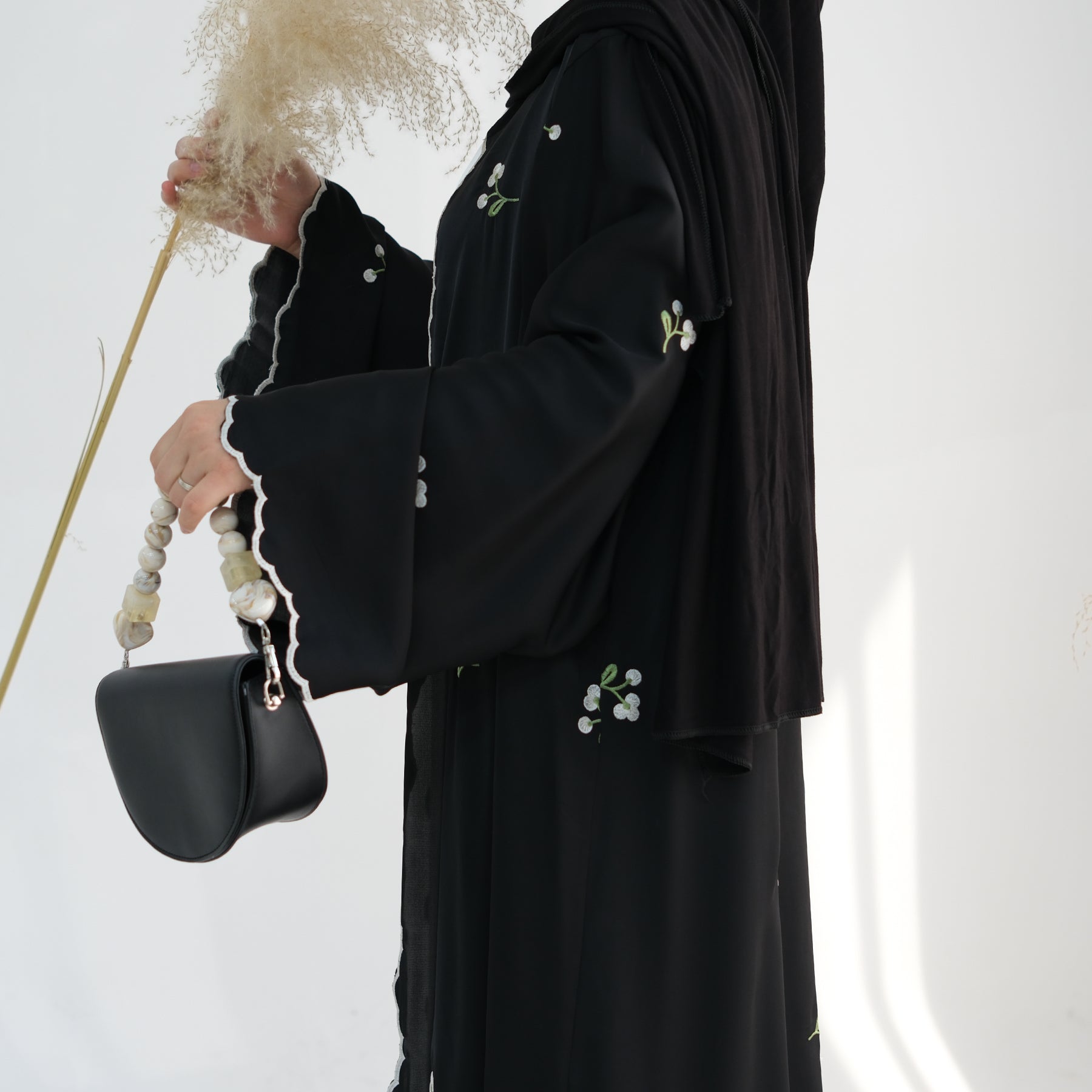 Nida Flower Embroidered Abaya