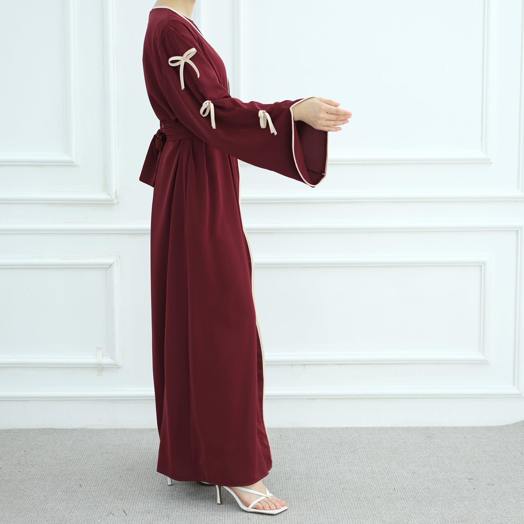 Zaynah Flex Nida Bow Abaya Set