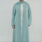 Modern Dubai Modest Coat Abaya - Noor & Grace