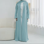 Modern Dubai Modest Coat Abaya - Noor & Grace