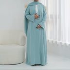 Modern Dubai Modest Coat Abaya - Noor & Grace