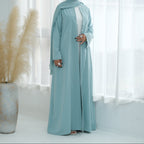 Modern Dubai Modest Coat Abaya - Noor & Grace
