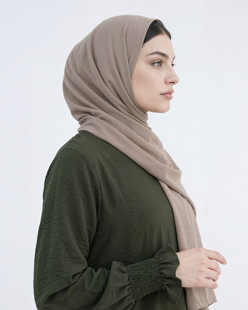 Modest Elastic Sleeve Abaya - Noor & Grace