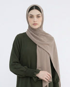 Modest Elastic Sleeve Abaya - Noor & Grace