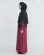 Modest Elastic Sleeve Abaya - Noor & Grace