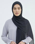 Modest Elastic Sleeve Abaya - Noor & Grace