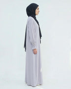 Modest Elastic Sleeve Abaya - Noor & Grace