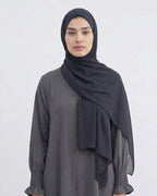 Modest Elastic Sleeve Abaya - Noor & Grace